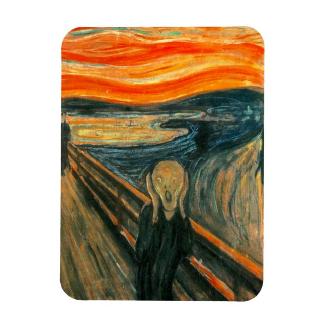 Íman EDVARD MUNCH - O gritar 1893 (Vertical)