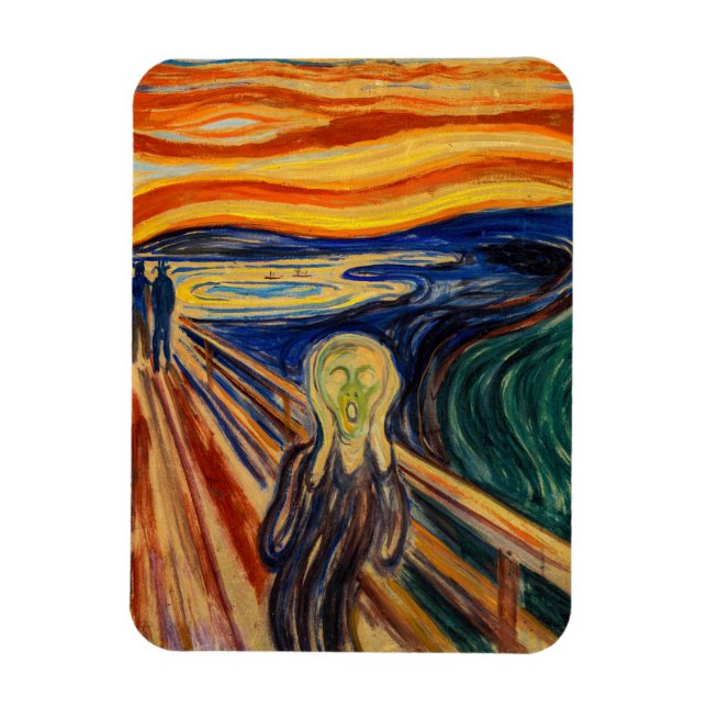 Íman Edvard Munch - O Gritar 1910 (Vertical)
