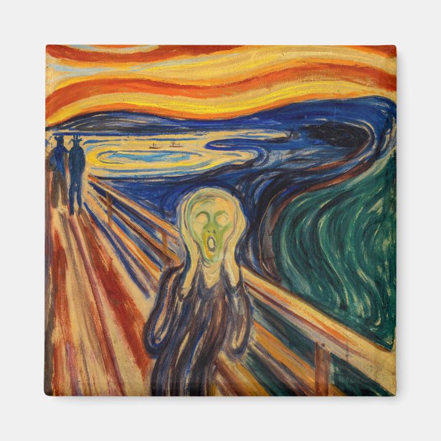 Íman Edvard Munch - O Gritar 1910 (Frente)
