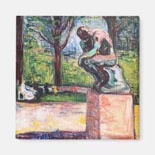 Íman Edvard Munch - O Pensador de Rodin