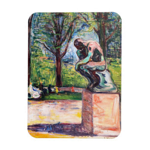 Íman Edvard Munch - O Pensador de Rodin