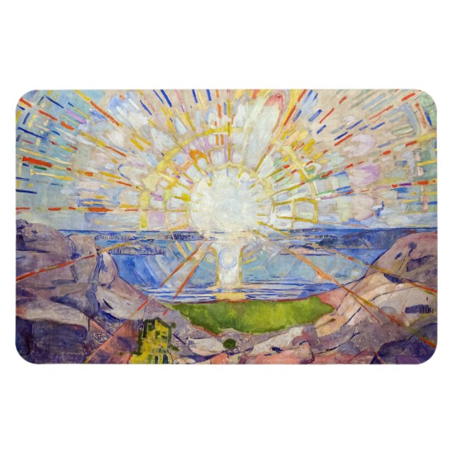 Íman Edvard Munch - O Sol 1911 (Horizontal)