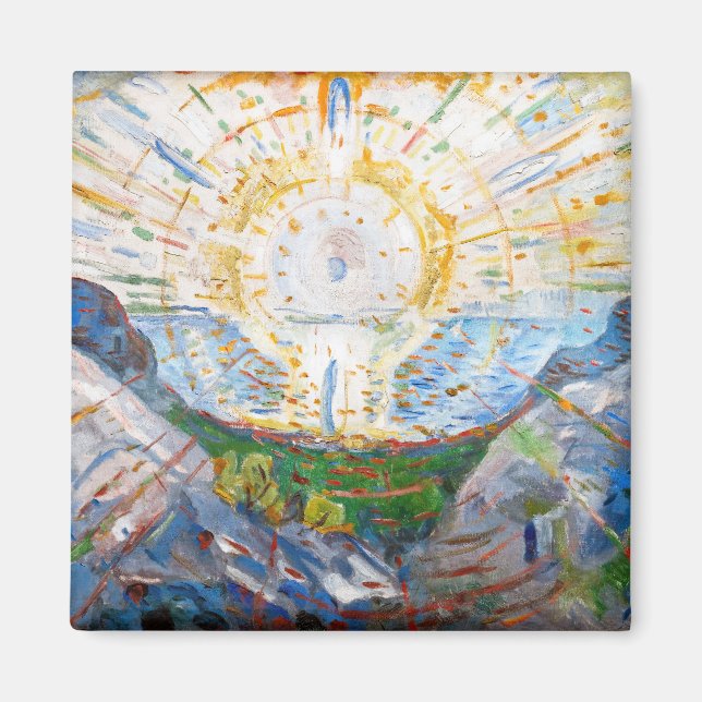 Íman Edvard Munch - O Sol 1912 (Frente)