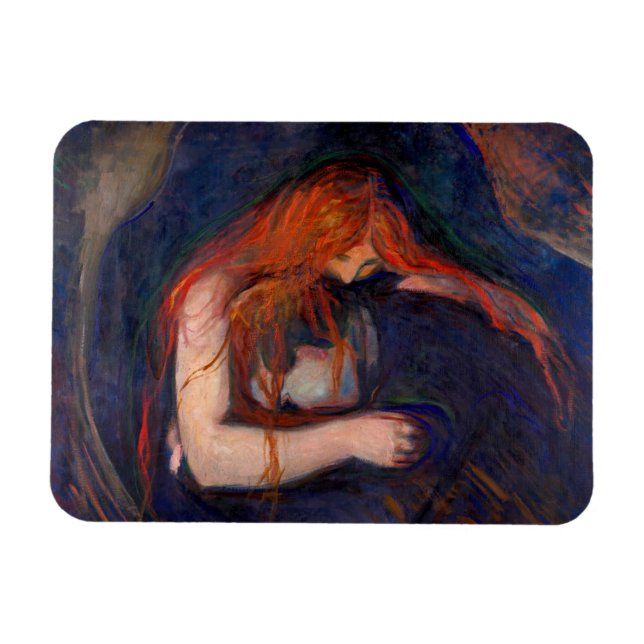 Íman Edvard Munch - Vampiro / Amor e Dor (Horizontal)