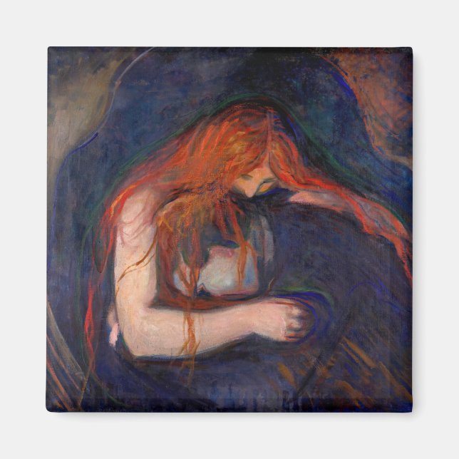 Íman Edvard Munch - Vampiro / Amor e Dor (Frente)