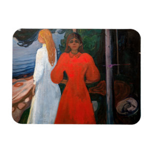Íman Edvard Munch - Vermelho e Branco