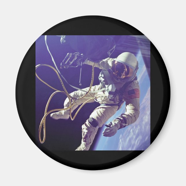Íman Edward H. White, o primeiro Walker Espacial Americ (Frente)