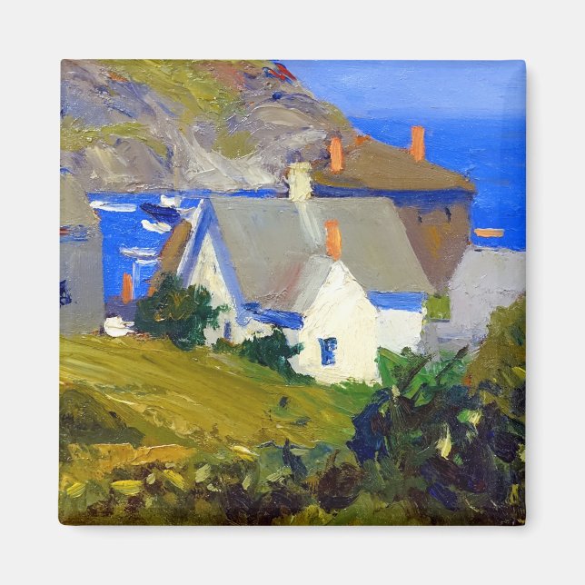 Íman Edward Hopper Monhegan Houses (Frente)