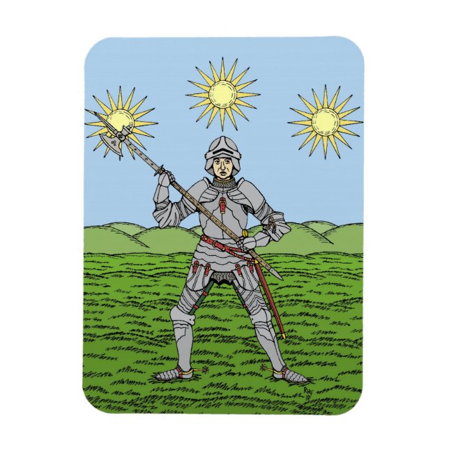 Íman Edward IV em Plate Armor (Vertical)