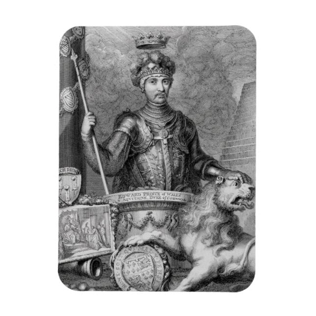 Íman Edward O Príncipe Negro (1330-76) após o monume (Vertical)