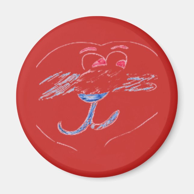 Íman Edward Round Magnet (Frente)