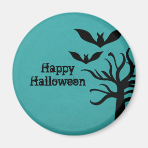 Íman Eerie Bats Halloween Magnet, Aqua