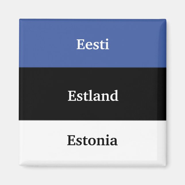 Íman Eesti - Estônia - Magnet (Frente)