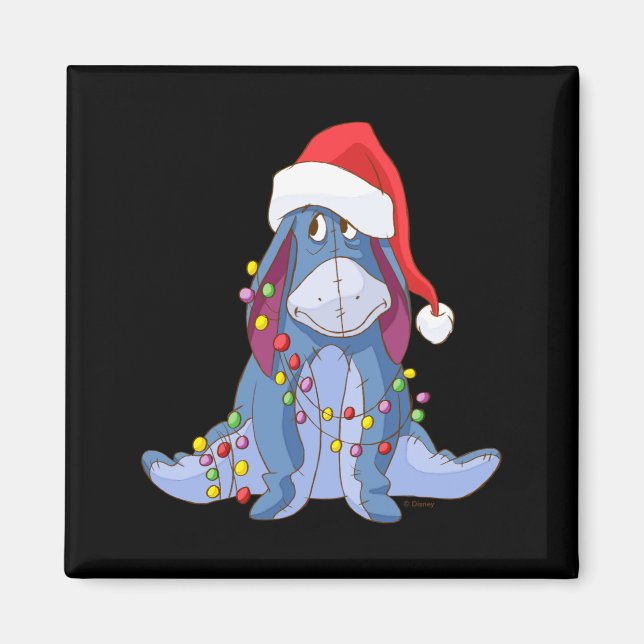 Íman Eeyore Santa Claus  (Frente)