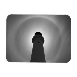 Íman Efeito do farol - preto e branco
