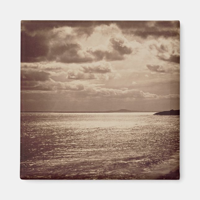 Íman Efeito do Sol, Normandia c.1857 (foto-sépia) (Frente)