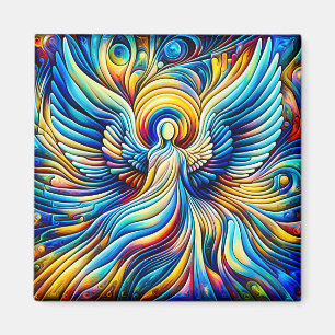 Íman Efeito Expressionista do Anjo Abstrato de Illusion