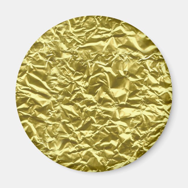 Íman Efeito personalizado de folha de ouro (Frente)