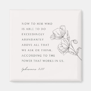 Íman Éfesianos 3:20 Excedentemente Abuentamente