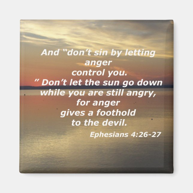 Íman Efesianos 4:26-27 (Frente)