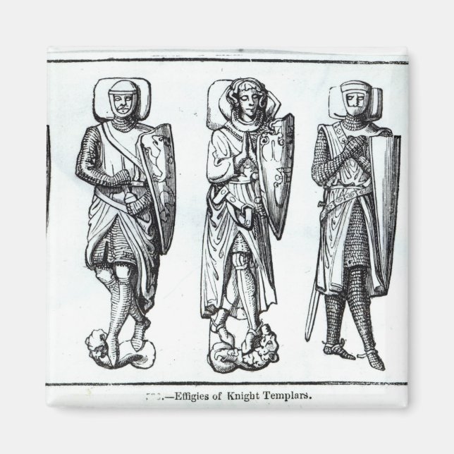 Íman Effiges de Cavaleiros Templários (Frente)