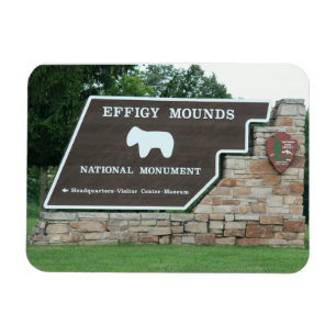 Íman Effigy Mounds Entrada Magnet