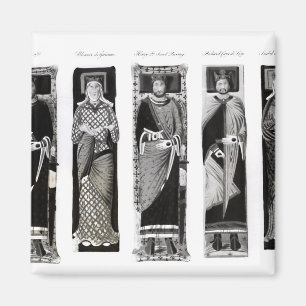 Íman Efígies de Henry II Eleanor de Aquitaine