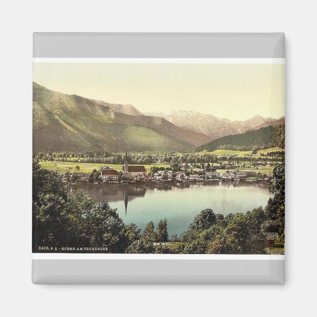 Íman Egern, Tegernsee, Alta Baviera, Alemanha clássico  (Frente)