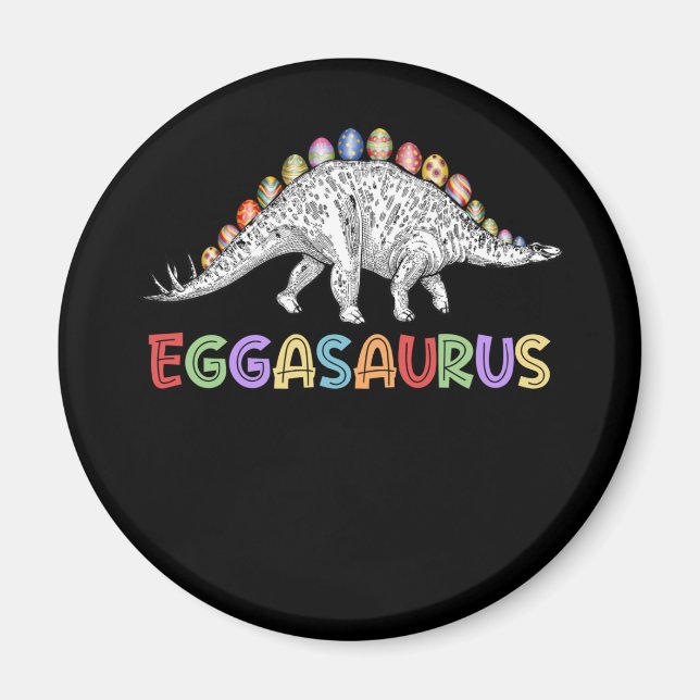 Íman Eggasaurus Stegosaurus Felz pascoa de Ovo Dinossau (Frente)
