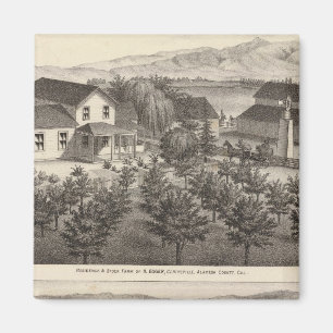 Íman Egger, residências de Haines, fazendas