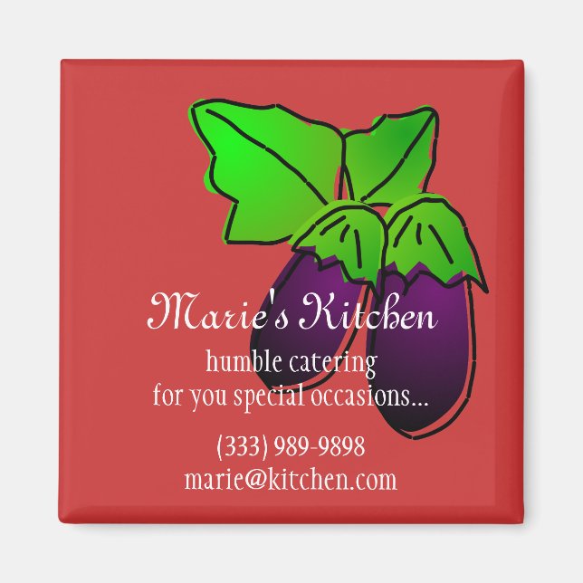 Íman EggPlant Magnet (Frente)