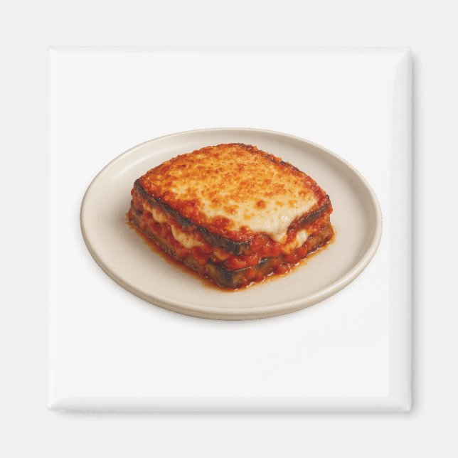 Íman Eggplant Parmigiana Sticker (Frente)