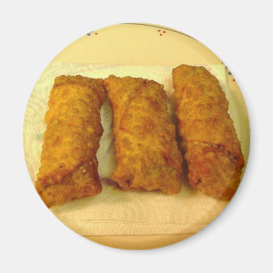 Íman Eggrolls tailandeses da galinha