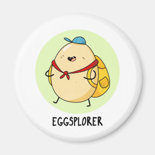Íman Eggsplorer Funny Egg Explorer Pun