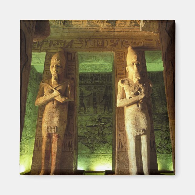 Íman Egito, Abu Simbel, Estátua de Ramsés II, (Frente)