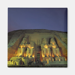 Íman Egito, Abu Simbel, figuras do Colossal de Ramsés