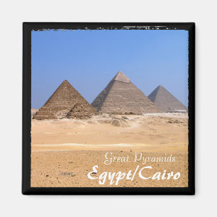 Íman Egito, Cairo, Pirâmides, Giza No.3 (Magnet)