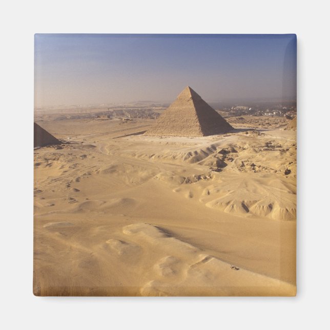 Íman Egito, Pirâmides em Gizé, Khafre, Quéops, Miquerin (Frente)