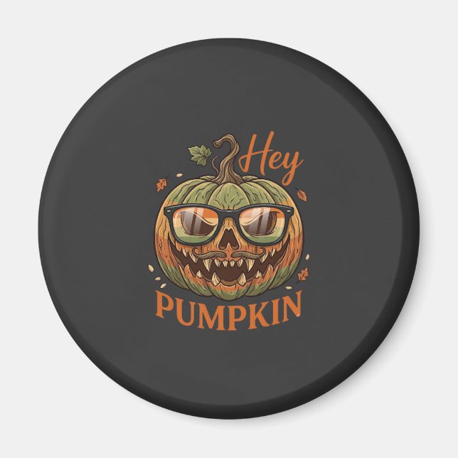 Íman Ei Abóbora Óculos de Halloween Jack Lantern Bigode (Frente)