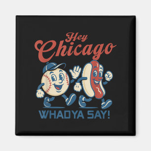 Íman Ei Chicago Whadya Diga Gráfico de Beisebol de Cach