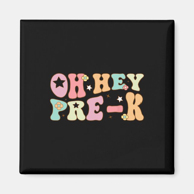 Íman Ei, Pré K Groovy De Volta À Escola Feliz Primeiro  (Frente)