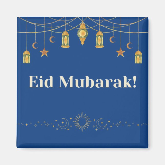 Íman Eid Mubarak Ramadan BeauLinda Oferta de Magnetos (Frente)