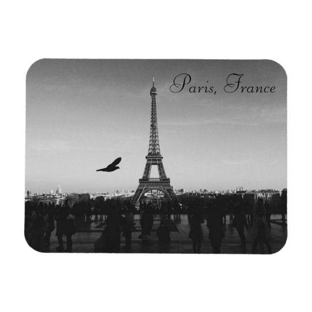 Íman Eiffel Tower, Paris, França Magnet (Horizontal)