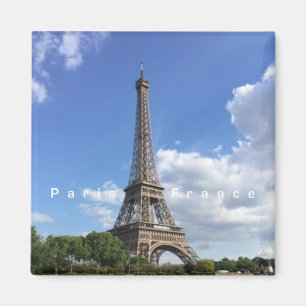 Íman Eiffel Tower Paris França Souvenir Magnet