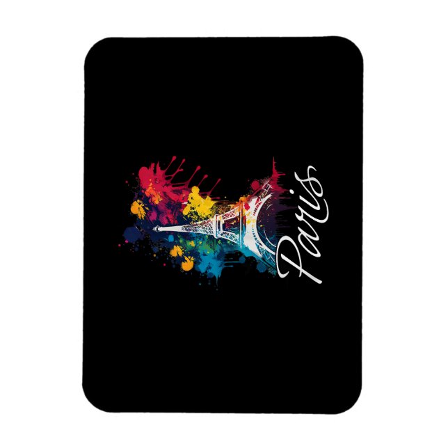 Íman Eiffel Tower Paris Girls Viagem Holiday France Sou (Vertical)