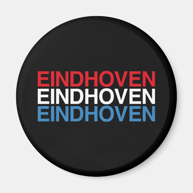 Íman EINDHOVEN Países Baixos Flag (Frente)