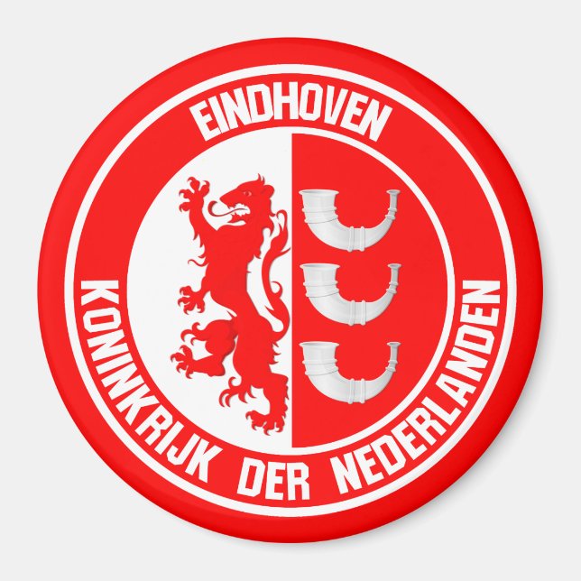 Íman Eindhoven Round Emblem (Frente)
