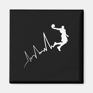 Íman Ekg Frequência Do Jogador De Bysketbyll Dunki