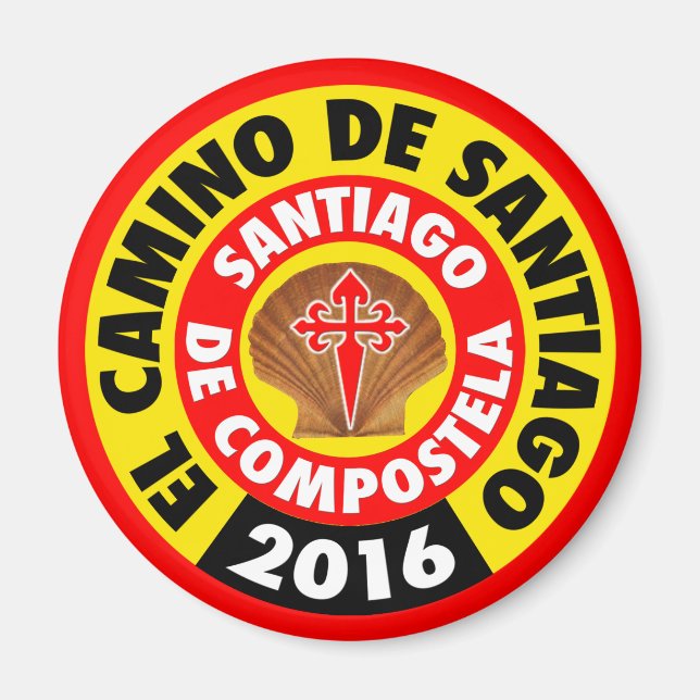 Íman El Camino de Santiago 2016 (Frente)