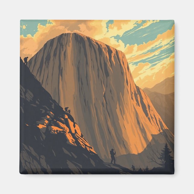 Íman El Capitan Parque Nacional de Yosemite Lembrança (Frente)